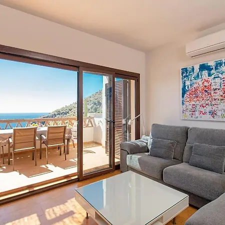 Feriehus Sunny House With Great Sea Views, 3 Terraces, Private Heated Pool And Sauna La Herradura (Granada)