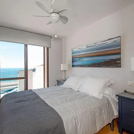 Sunny House With Great Sea Views, 3 Terraces, Private Heated Pool And Sauna